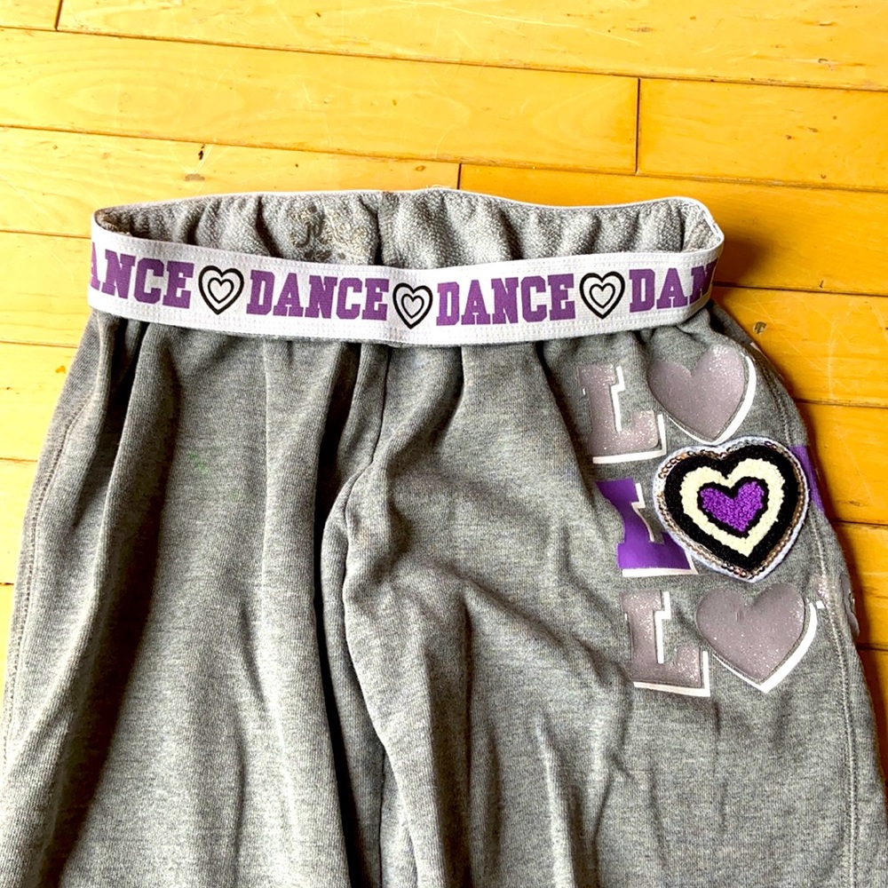 Justice girls dance sweatpants size 12